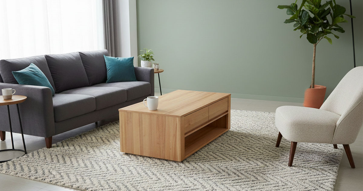 York Messmate Veneer Coffee Table York Messmate Veneer Coffee Table