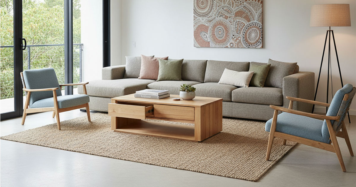 Messmate Veneer Coffee Table Messmate Veneer Coffee Table