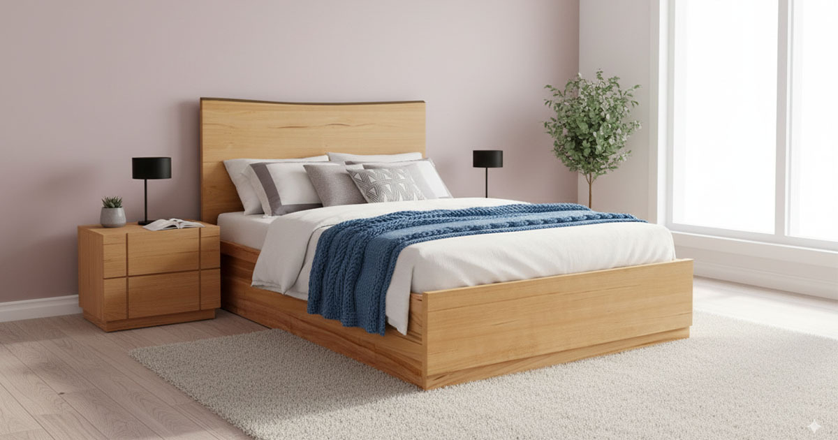 Chester Messmate Veneer Queen Lift Up Bed